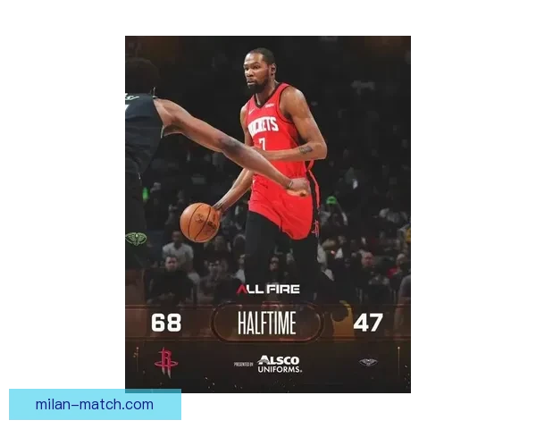 火箭五虎合力狂砍96分申京全场36+14+7KD三节高效掌控比赛